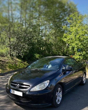 Peugeot 307 CC cena 6500 przebieg: 195000, rok produkcji 2005 z Kraków małe 56